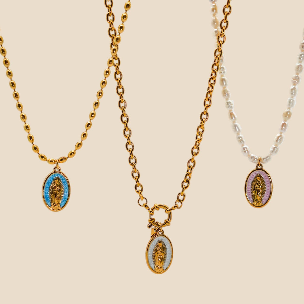 Collares Medalla de Guadalupe