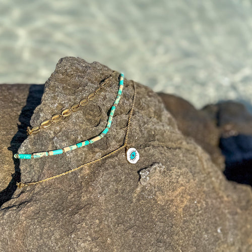 Blue Emperor necklace set