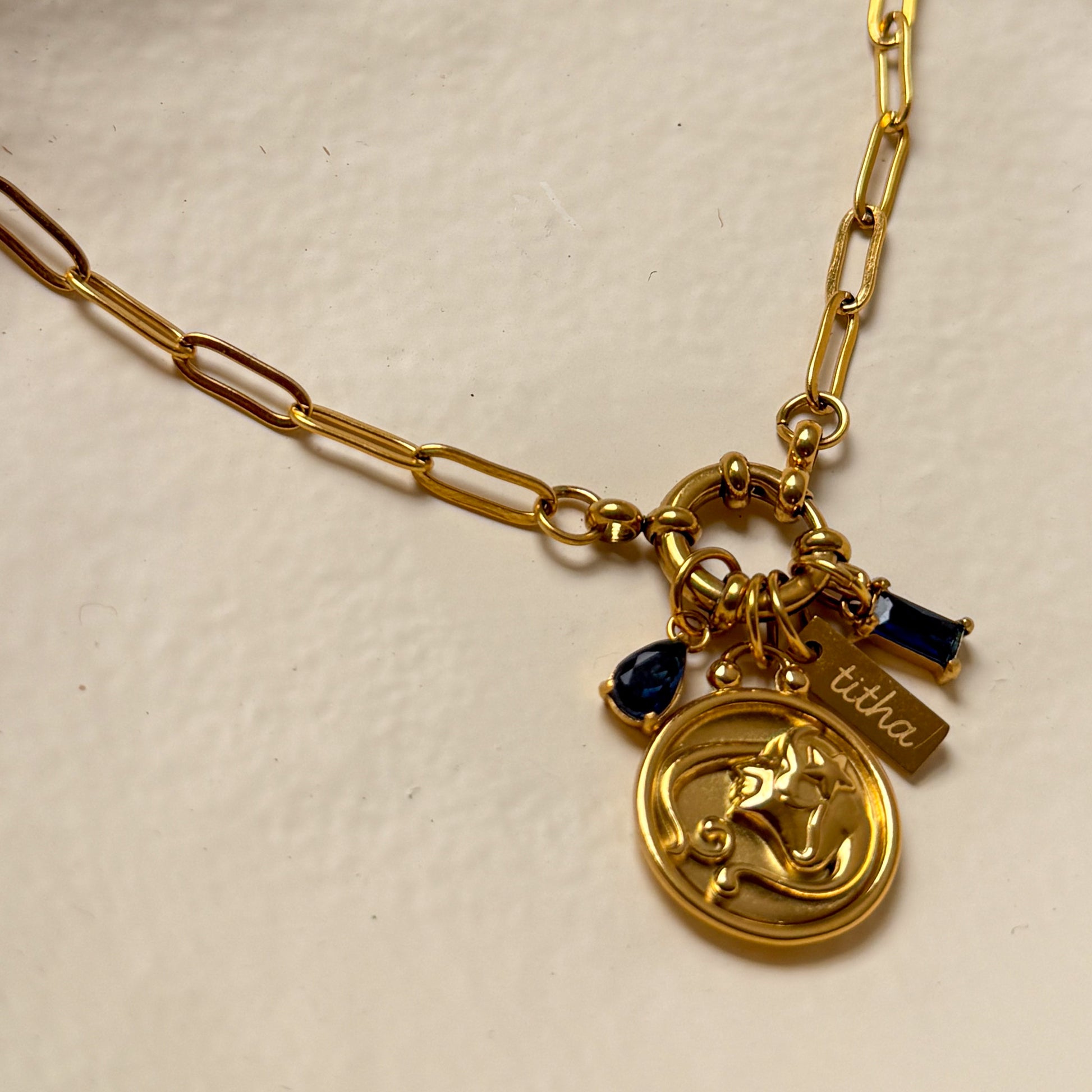 Necklace Birthstone + Zodiac Sign