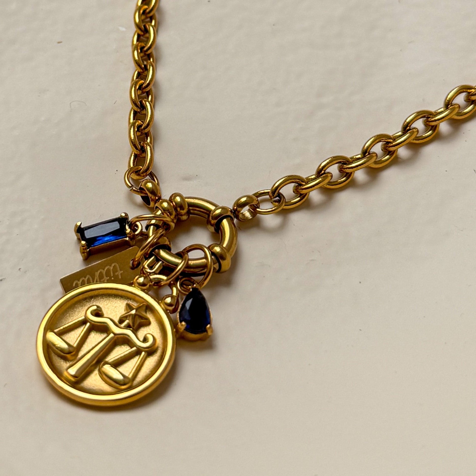 Necklace Birthstone + Zodiac Sign